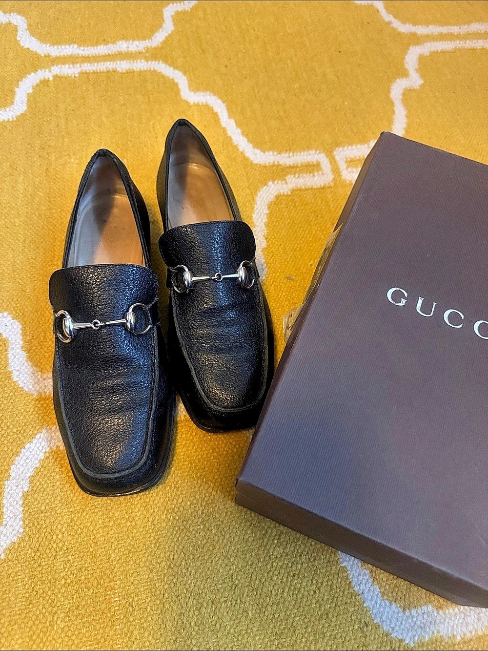 Gucci Horsebit Loafer in Black Leather Black Horsebit Moccasin Loafers Like New